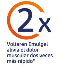 Voltaren Emulgel alivia el dolor muscular dos veces más rápido** Voltaren Emulgel alivia el dolor muscular dos veces más rápido**